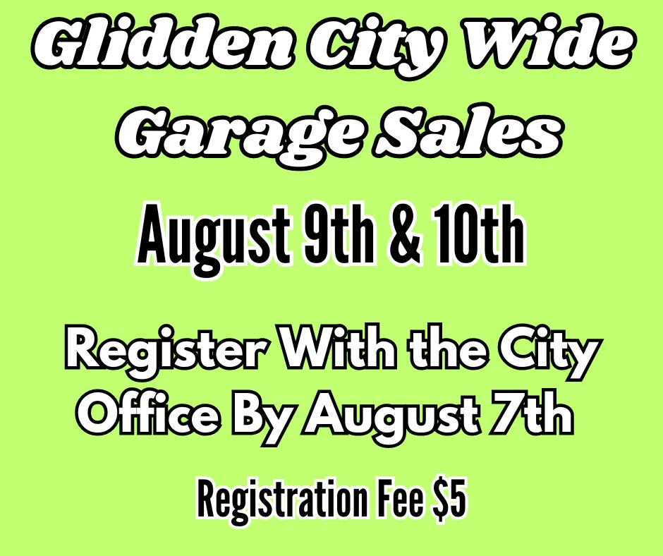 Event Calendar City of Glidden, Iowa Official site